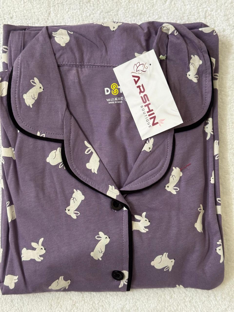 Lavender korean cord set